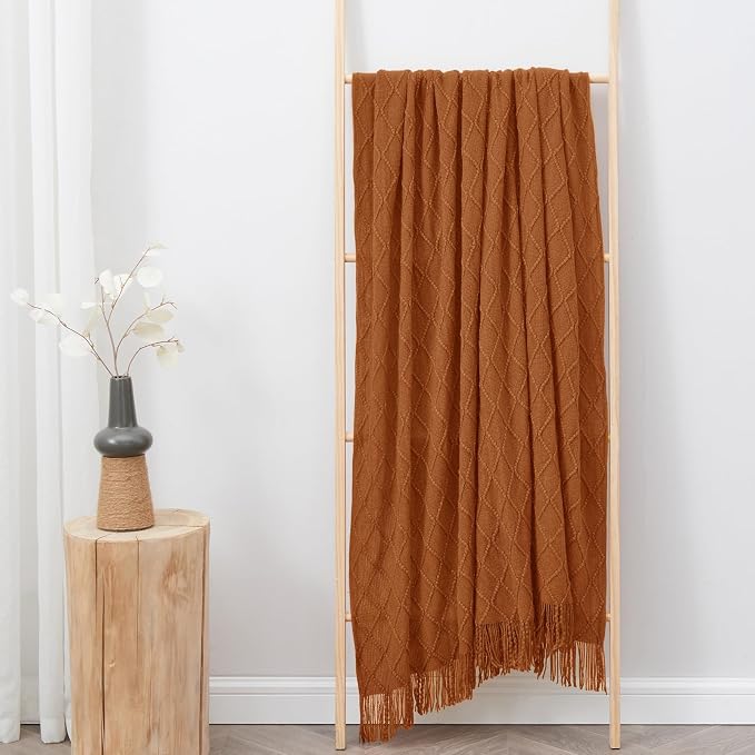 inhand Knitted Throw Blanket for Couch and Bed, Soft Living Room Home Decor - Image 7