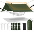 Camping Tarp Tent Portable Multifunctional Bushcraft Backpacking Tear-Resistant by FREEKITE