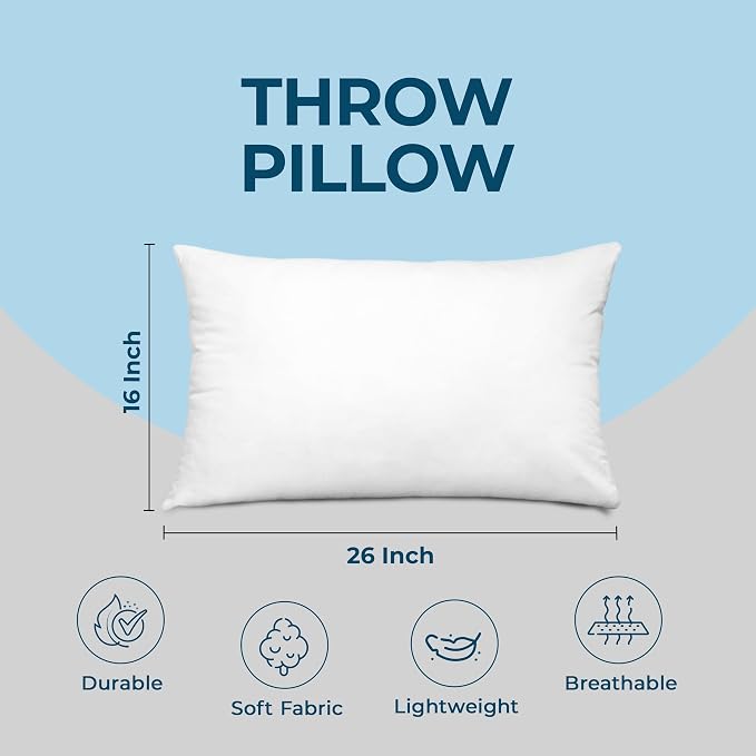 Utopia Bedding Throw Pillows, 16 x 26 Inches Pillows - Image 4