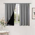 BGment 100% Blackout Curtains for Bedroom 45 Inch Length 2 Panels, Thermal by BGment