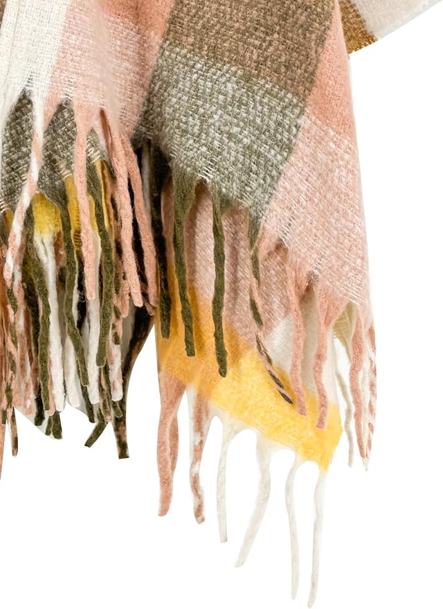 Breezy Lane Women's Shawl Wraps Warm Poncho Ruana Wrap Cardigan - Image 6