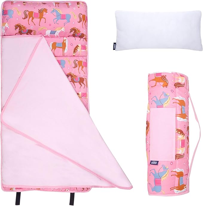 Wildkin 43-inch Kids Nap Mat – Soft Microfiber Toddler Sleeping Mat by Wildkin