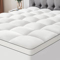 Ultra Soft Coral Fleece California King Size Mattress Topper, No Compression by SurChic
