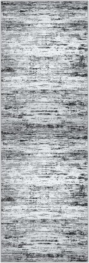 Modern Abstract Runner Rug 2x12 - Image 9