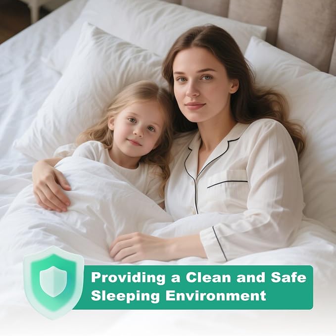 Disposable Bed Sheets 2-Pack | 8-Piece Set Hotel & Travel Essentials Portable & - Image 2