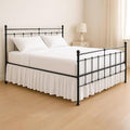 KRISHNA Ruffled Bed Skirt with Split Corners King, 100% Microfiber Hotel Quality by Unknown