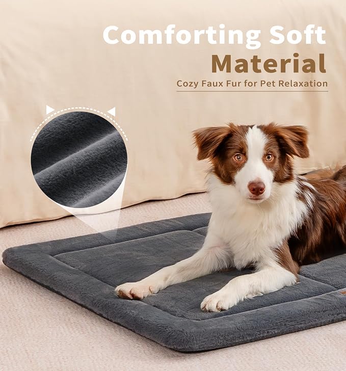MADE 4 PETS Dog Crate Pad Bed for Medium Dogs, Washable & Reversible, Anti-Slip - Image 2