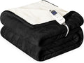 Heat Blanket 72”x84” Full Size, Soft Flannel & Sherpa Reversible Electric by Unknown