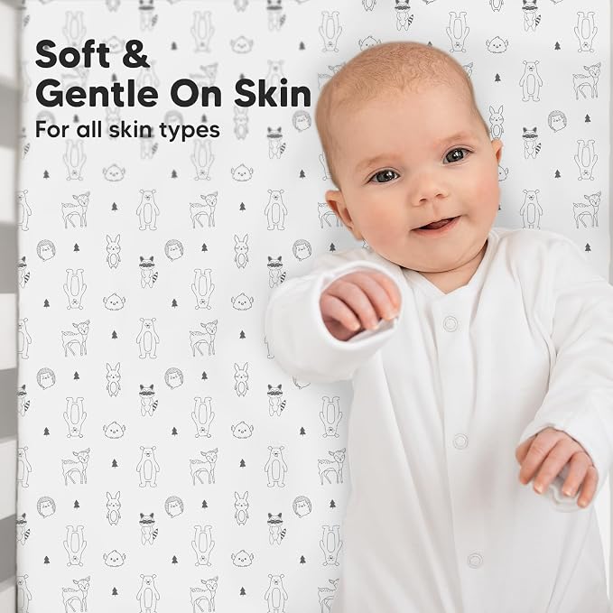 KeaBabies 2-Pack Baby Crib Sheets - Image 4