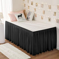 RIMELA Dorm Bed Skirt Twin XL 25 Inch Drop, Extra Long Wrap Around Elastic Bed by RIMELABedSkirt