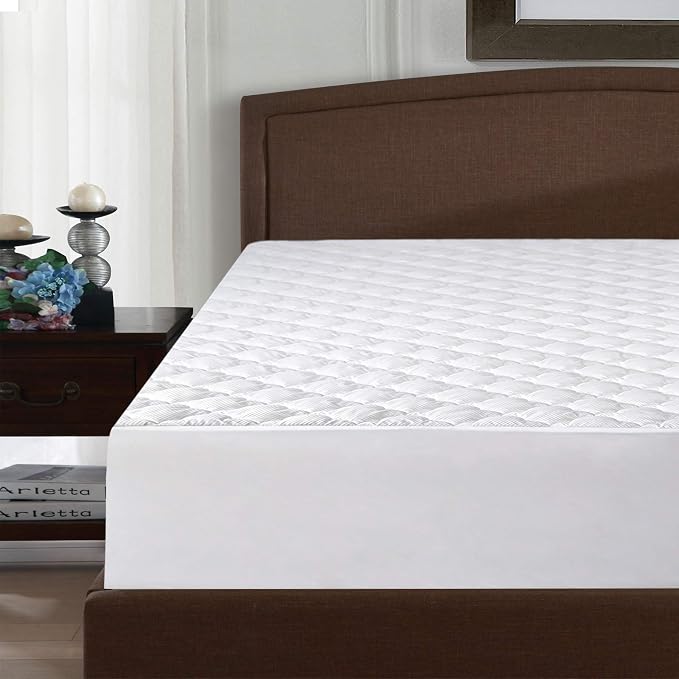 Air Mattress Cover Full Mattress Pad, Thick Quilted Mattress Topper Full - Image 7