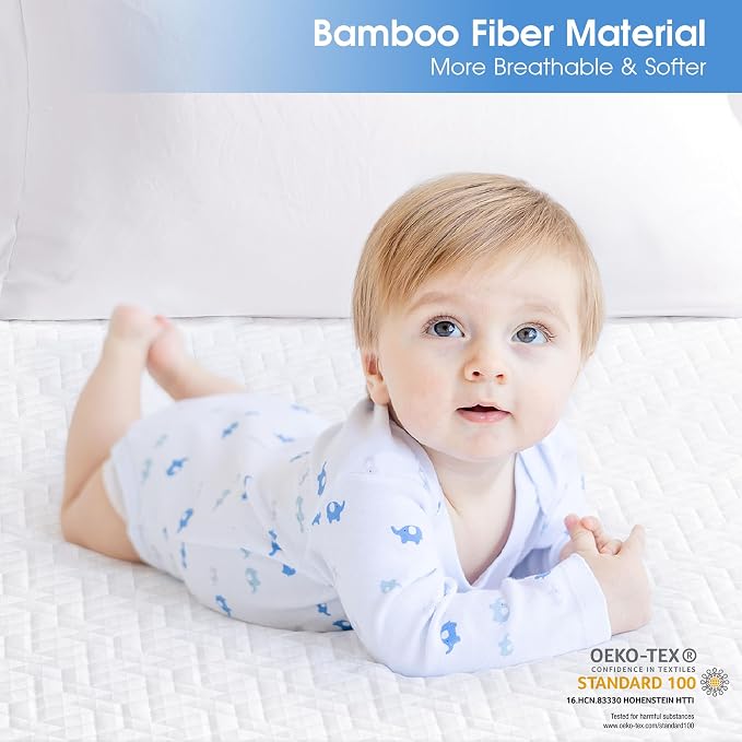 Hanherry 100% Waterproof Mattress Protector Queen Size, Mattress Cover 3D Air - Image 2