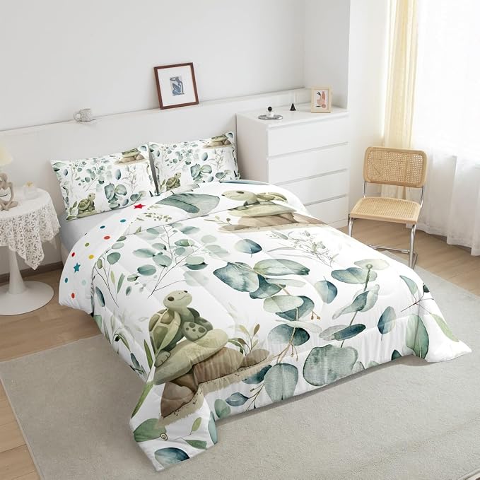 Erosebridal Kawaii Turtle Bedding King Size - Image 5