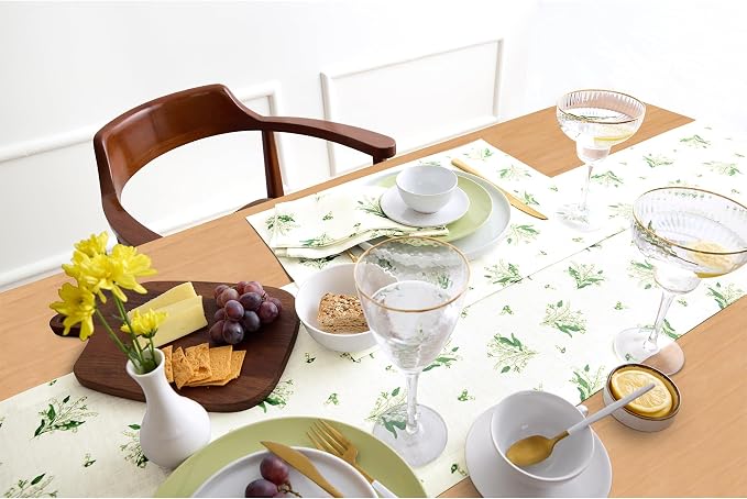 Solino Home Lily Floral Print Table Runner 60 inch - Image 8