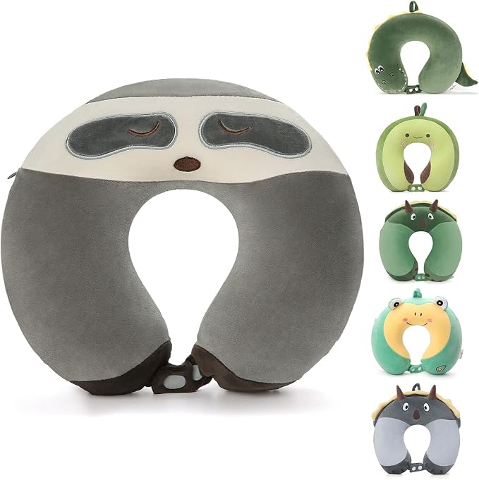 Niuniu Daddy Sloth Kids Neck Pillow by NiuniuDaddy