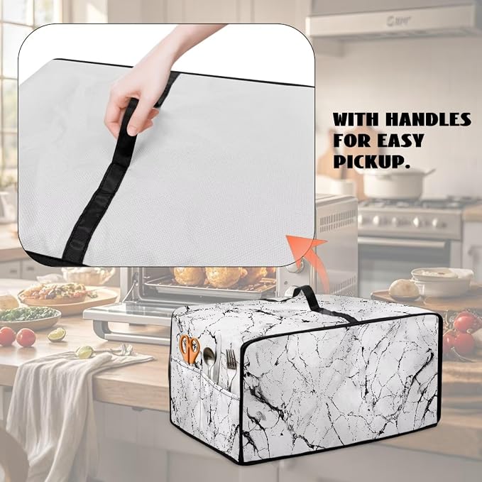 Toaster Oven Dust Cover with Pockets, Stain-resistant Kitchen Electrical - Image 4