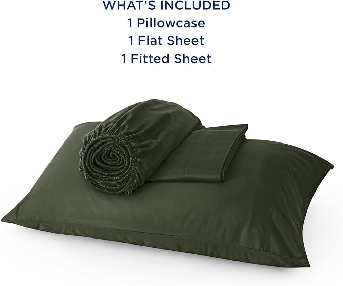 Bedsure Cooling Sheets Twin, Rayon Derived from Bamboo, Breathable & Soft Twin - Image 5