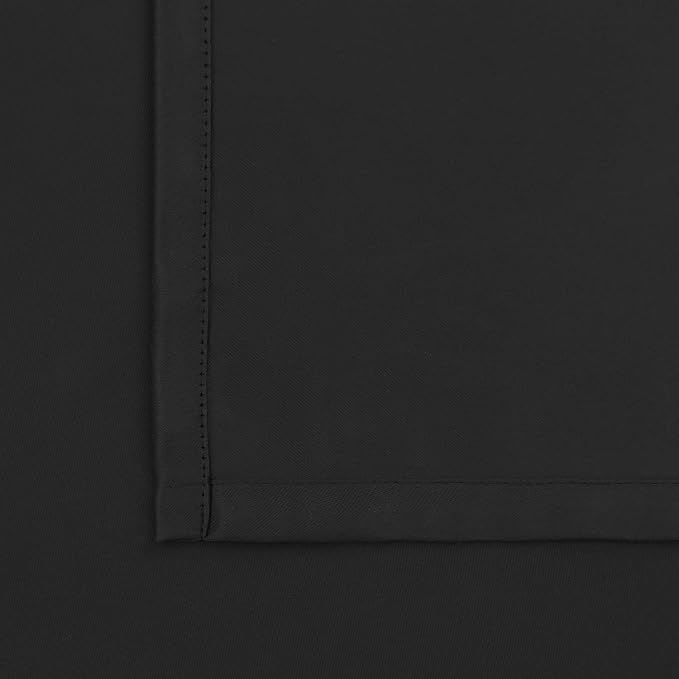 BGment Black 54 Inches Length Blackout Curtains - Image 5