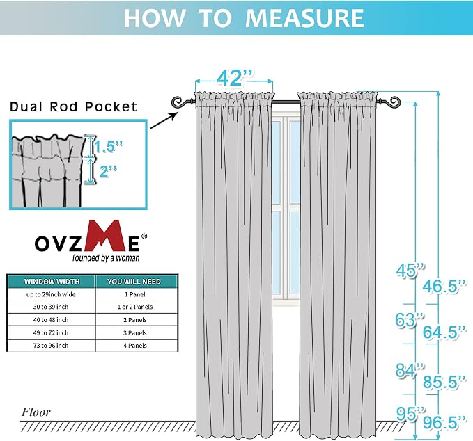 OVZME Burgundy Sheer Curtains 84 inch Length 2 Panels Set, Light Filtering - Image 8
