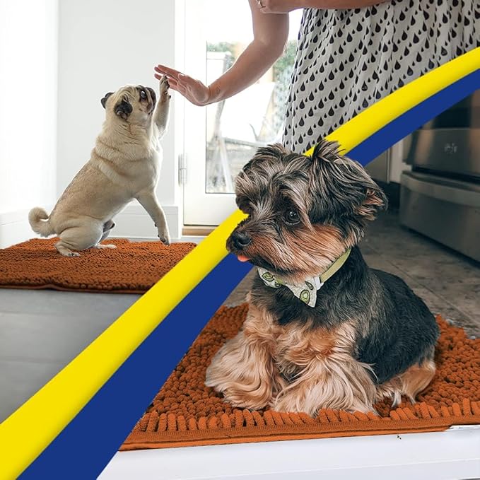 Muddy Mat® AS-SEEN-ON-TV Highly Absorbent Microfiber Dog Door Mat and Pet Rug - Image 4