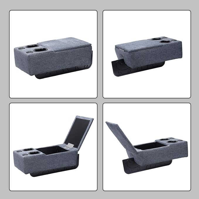 Removable Sofa Armrest, Dual Cup Holders Large Size Multifunctional Couch Caddy - Image 7