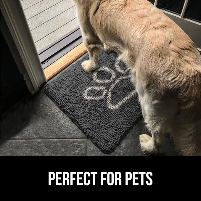 GORILLA GRIP SOAKSTOPPER Dog Door Mat, 48x30 Machine Washable Rug Absorbent - Image 6