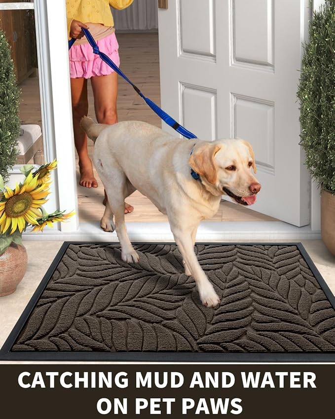Yimobra 36x24 Large Door Mat Outdoor Indoor, All-Season Waterproof Door Mat - Image 5
