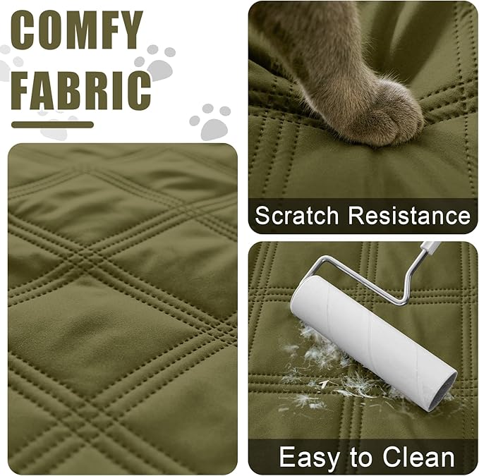 Smiry Waterproof Dog Bed Cover Blanket 52x82, Soft Reversible Pet Blanket - Image 4
