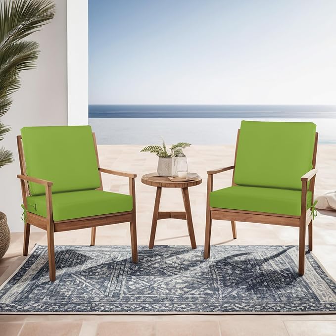 idee-home Outdoor Cushions for Patio Furniture, Outdoor Seat Cushion, - Image 4