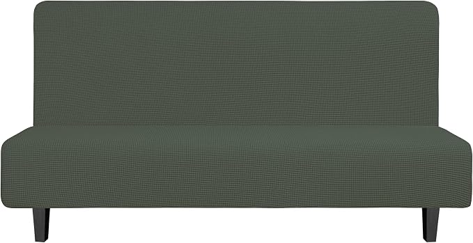 Easy-Going Stretch Futon Slipcover Armless Futon Bed Cover Furniture Protector by Easy-Going