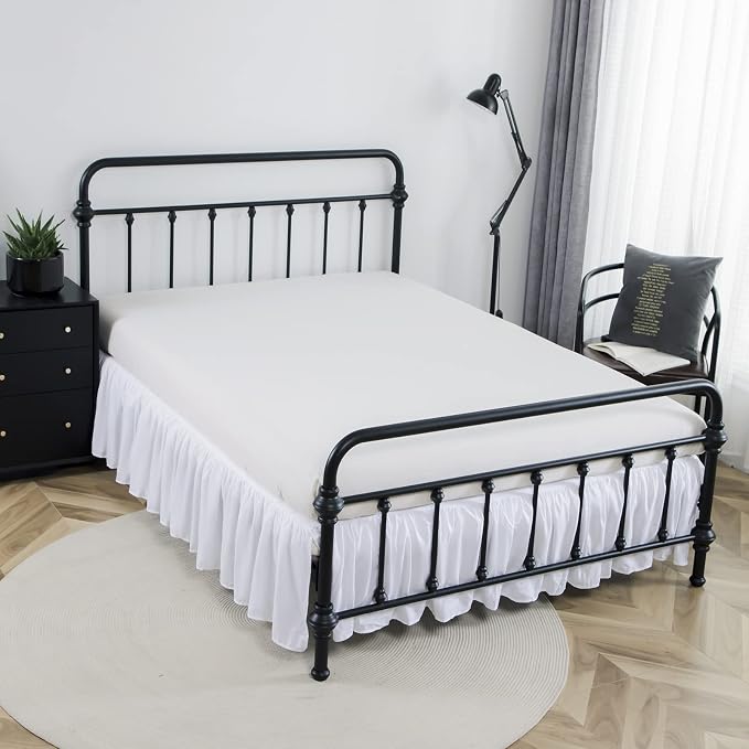 Bed Skirt Twin Size Ruffled Bed Skirt - Image 5