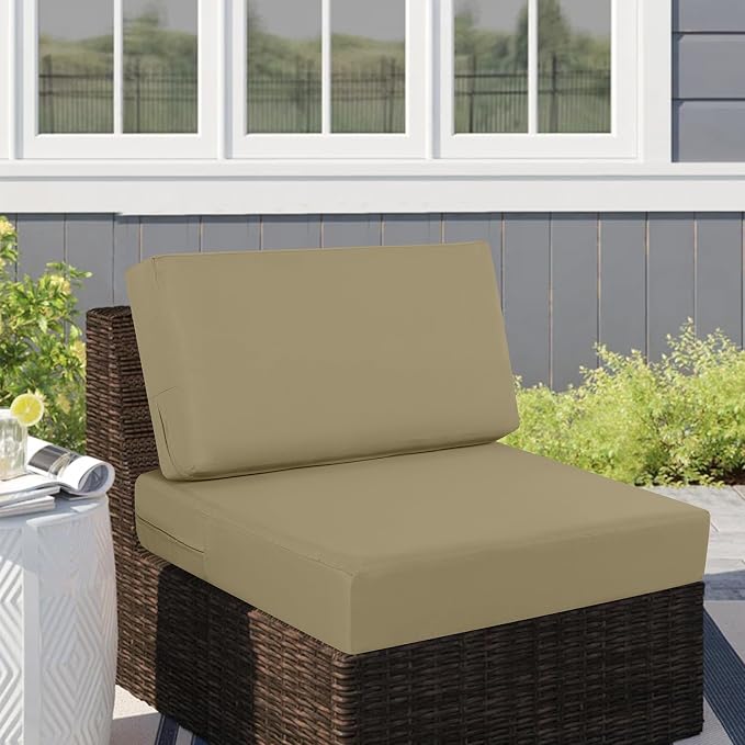 idee-home Outdoor Cushions for Patio Furniture, Outdoor Seat Cushion, - Image 2