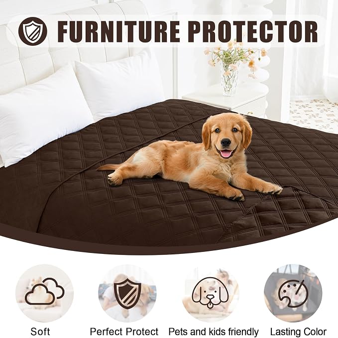 Smiry Waterproof Dog Bed Cover Blanket 40x80, Soft Reversible Pet Blanket - Image 8