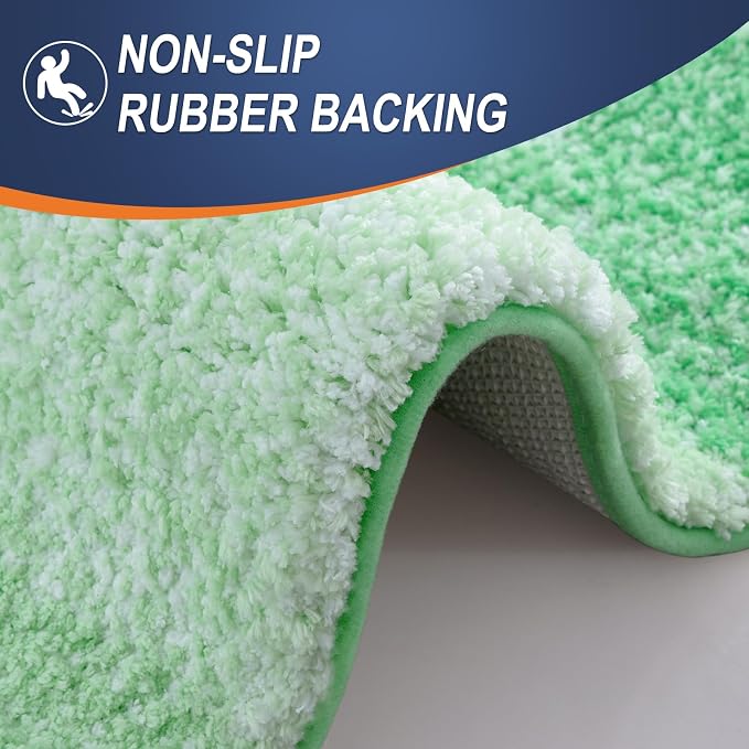 OLANLY Bathroom Runner Rugs 59x20, Extra Soft Absorbent Microfiber Bath Rugs - Image 4