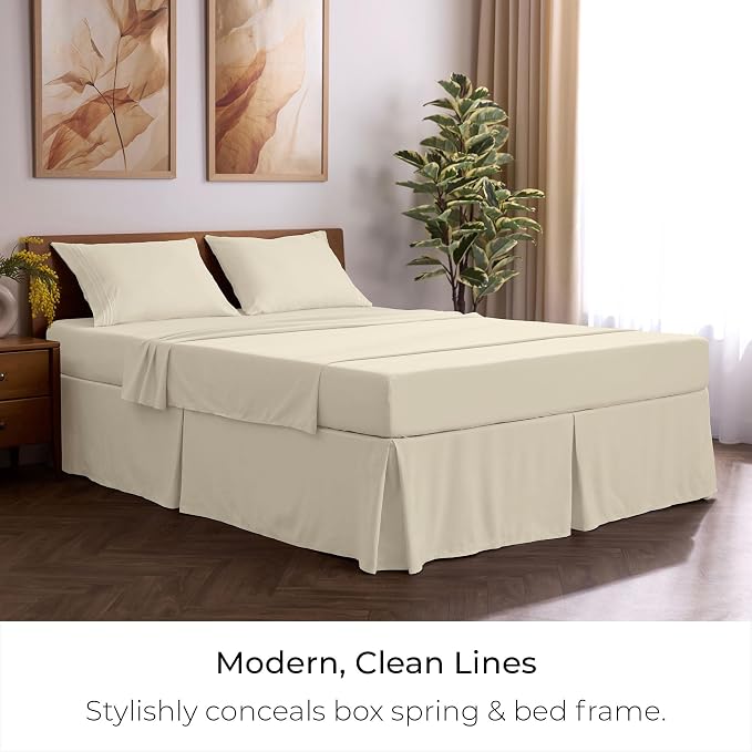 Mellanni Bed Skirt Queen Size - Image 5