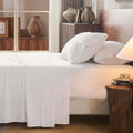 100% Linen Sheet Set Queen Size Extra Deep Pocket Fits 18-24 Inch Mattress by overket