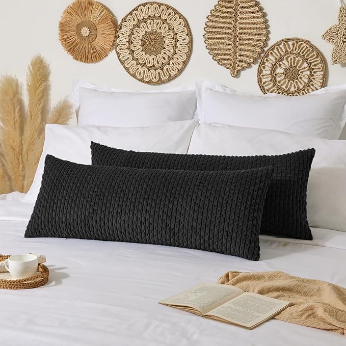 Kevin Textile 14x36 Inch Long Lumbar 1 Pack Boho Decorative Throw Pillow Cover - Image 2