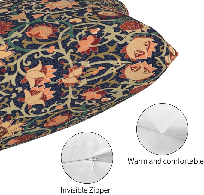 William Morris Vintage Floral 20x12 inches Throw Pillow Covers Cushion Covers - Image 6