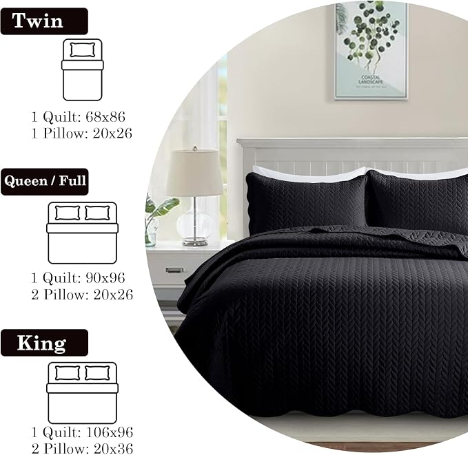 IR Imperial Rooms 8 Pack California King Quilt Bedding Set - Image 3