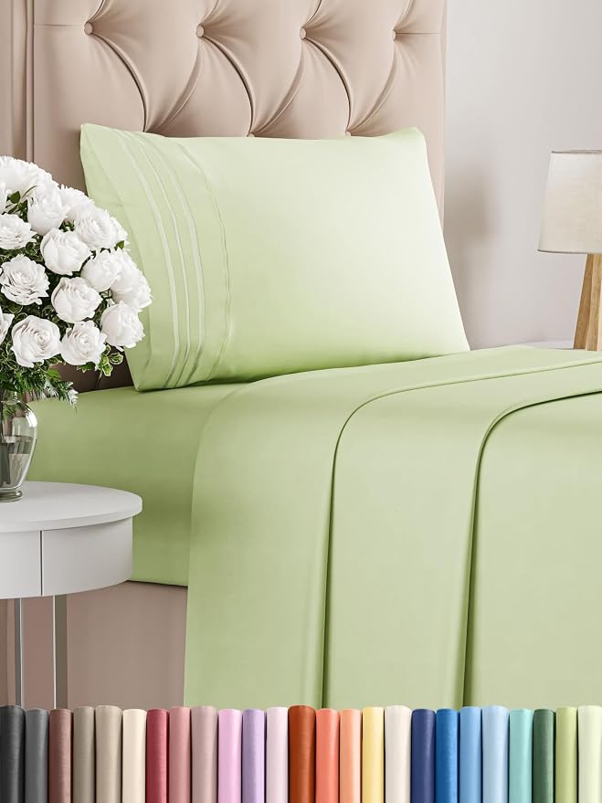 Twin XL Size 3 Piece Sheet Set by CGKUnlimited