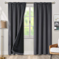 BGment Grey Blackout Curtains 84 Inch Length 2 Panels Set by BGment