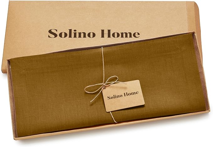 Solino Home Linen Table Runner 108 Inches Long - Image 5