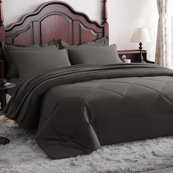 NTBAY Queen Comforter Set with Sheets, 7 Pieces Soft and Breathable Queen - Image 9
