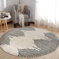 Rugshop Bohemian Stripe Stain Resistant High Traffic Living Room Kitchen by Rugshop
