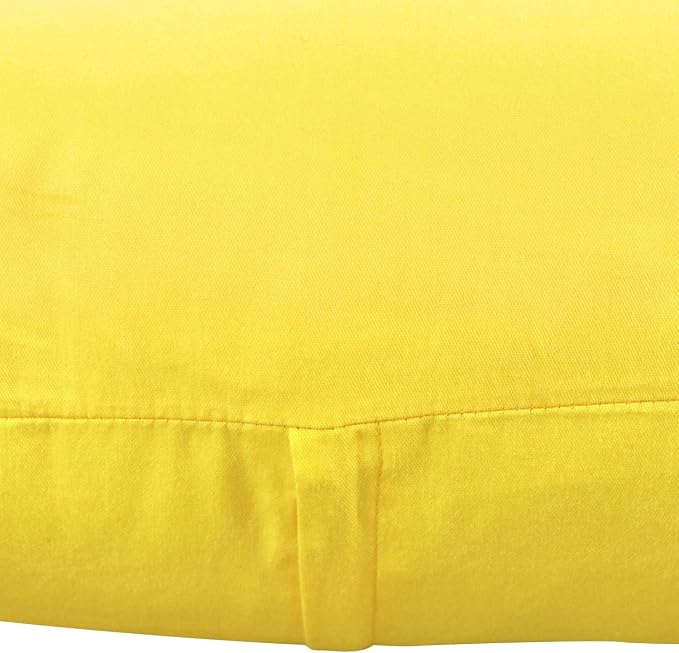 4-Pack 100% Cotton Comfortable Solid Decorative Throw Pillow Case, Thmyo Square - Image 9