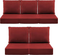Luxury 6" Outdoor Cushions for Patio Furniture, Fade Resistant Couch Chair by Pugire