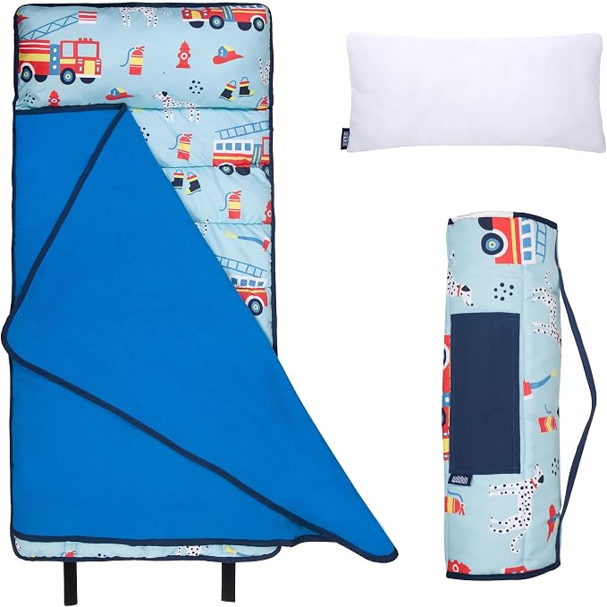 Wildkin 43-inch Kids Nap Mat – Soft Microfiber Toddler Sleeping Mat by Wildkin