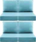 Luxury 6" Outdoor Cushions for Patio Furniture, Fade Resistant Couch Chair by Pugire