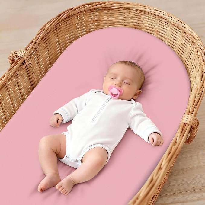 Baby Bassinet Sheets for Baby Boy Girls, Baby Delight, Angelbliss - Image 2