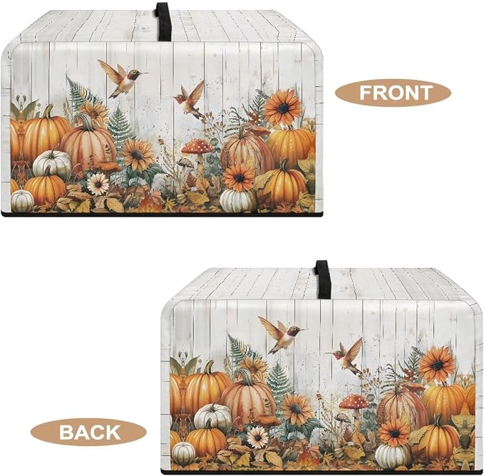 Microwave Oven Dust Cover, Thanksgiving Hummingbird Polyester Dust Cover - Image 5